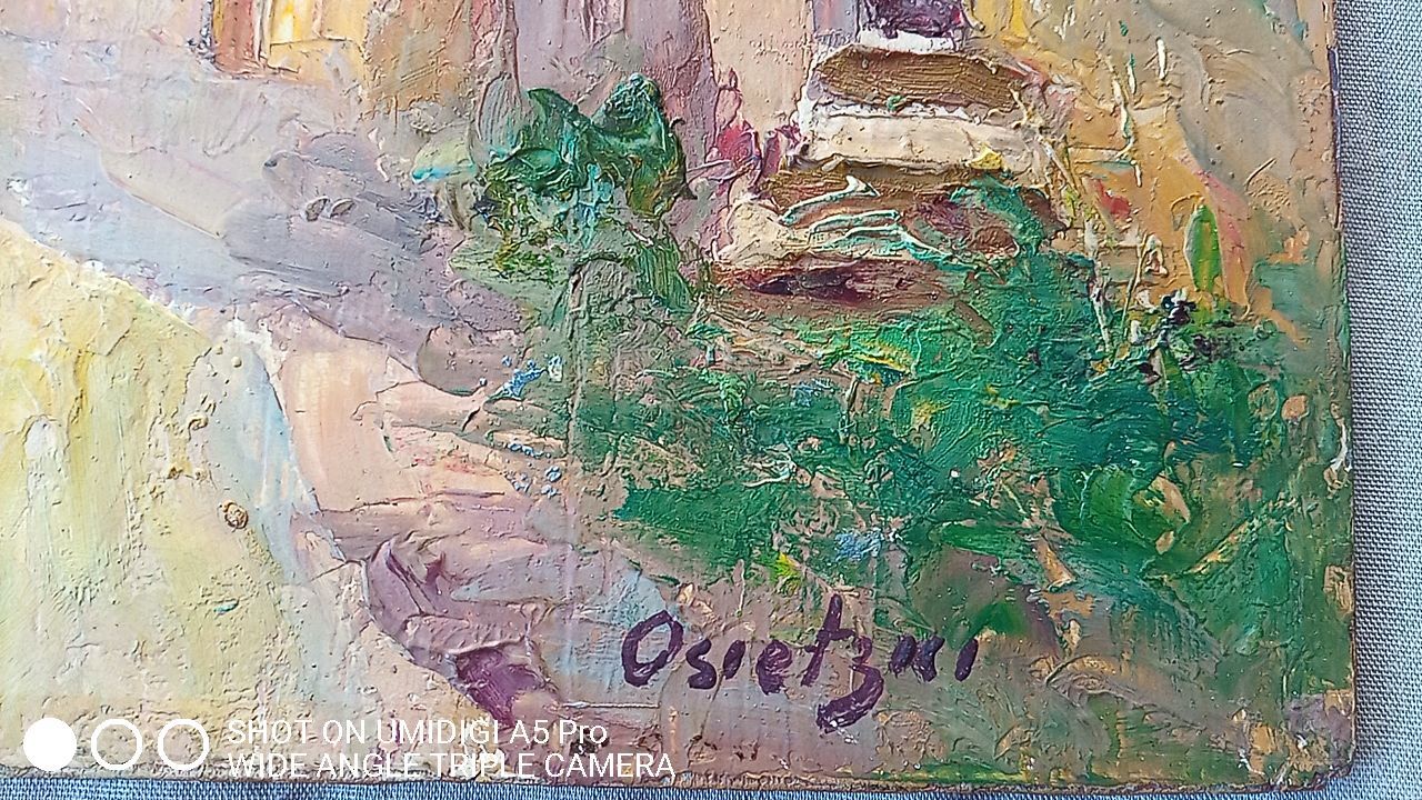 Osietzki - 2 oils on panels 24.5 x 33.5cm + 25 x 28.5 cm