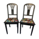 Art deco chairs jean paul gaultier fabric