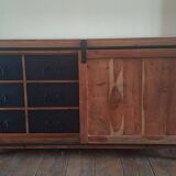 Acacia wood buffet