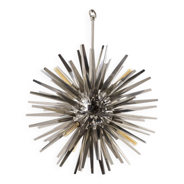 Eichholtz, lustre « Gregorian » en métal chromé, travail contemporain