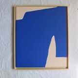Blue Abstract Art N1 65x54cm by Bodasca