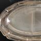 Metal & glass aperitif dish, 60s/70s