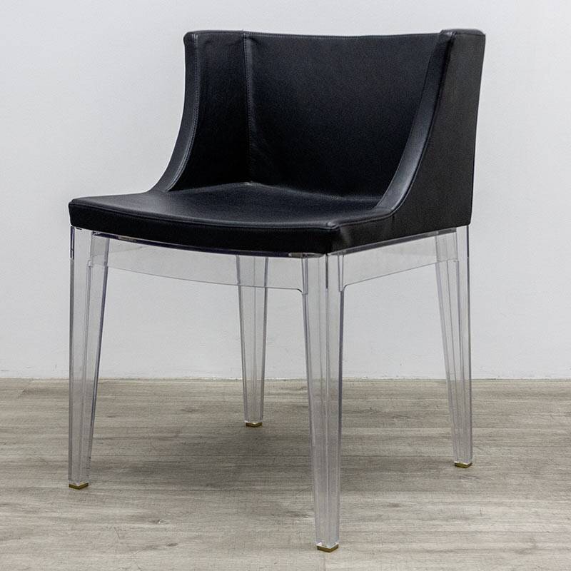 Mademoiselle chair from KARTELL in black leather
