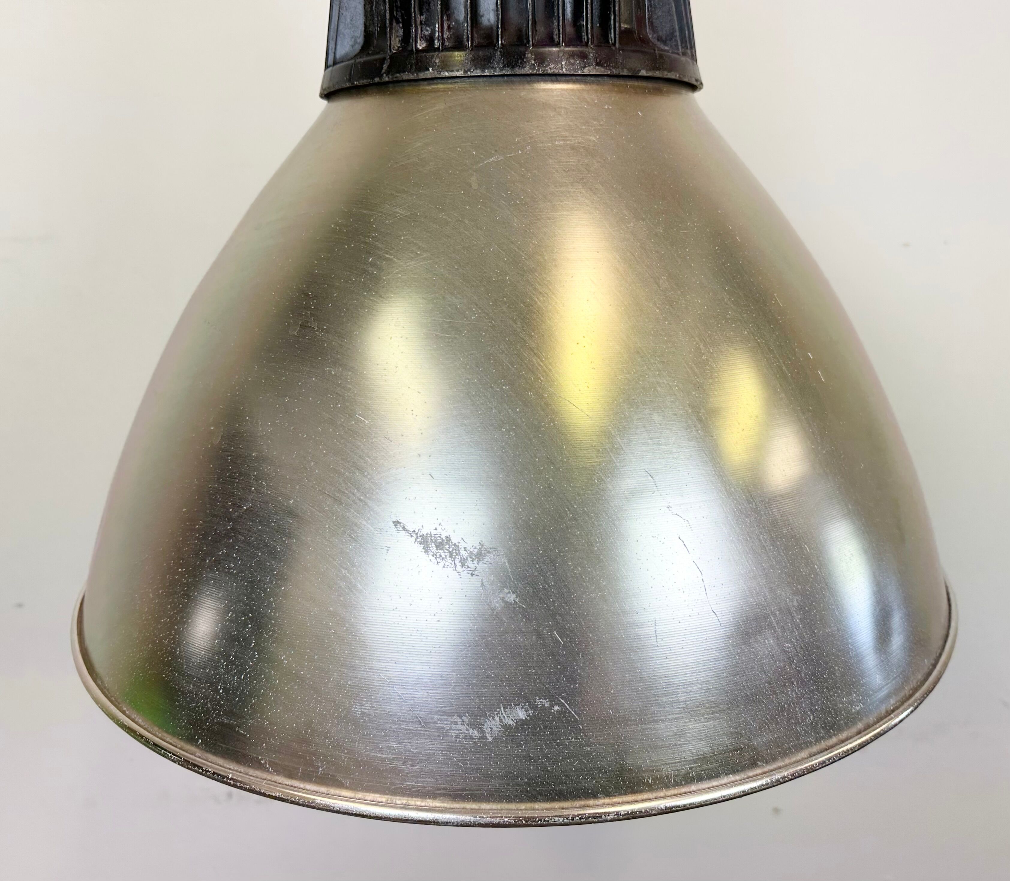 Large Industrial Aluminium Pendant Light from Elektrosvit, 1960s