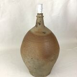 Sandstone lamp foot Puisaye H.49 cm