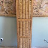 Woven wicker screen