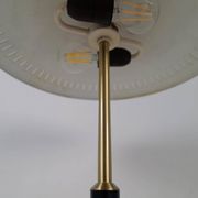 Mid-Century Modern Table Lamp by Bent Karlby Produced by Lyfa in Denmark, 1956