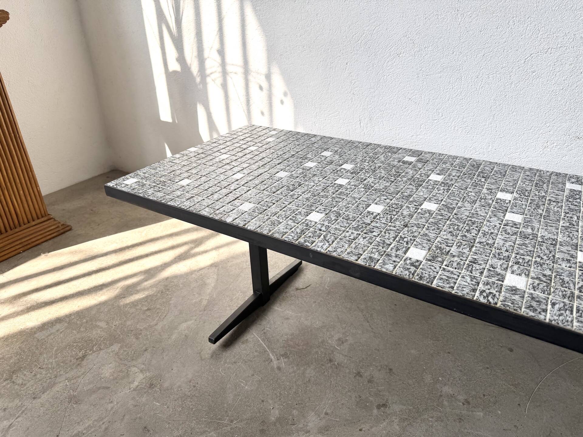 Modernist coffee table with ceramic mosaic, Lilienthal, 1960s.