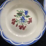 Set of 21 Digoin Sarreguemines "Elorn" soup plates
