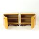 Art Deco Bedside Tables In Root Veneer, Czechoslovakia 1940s