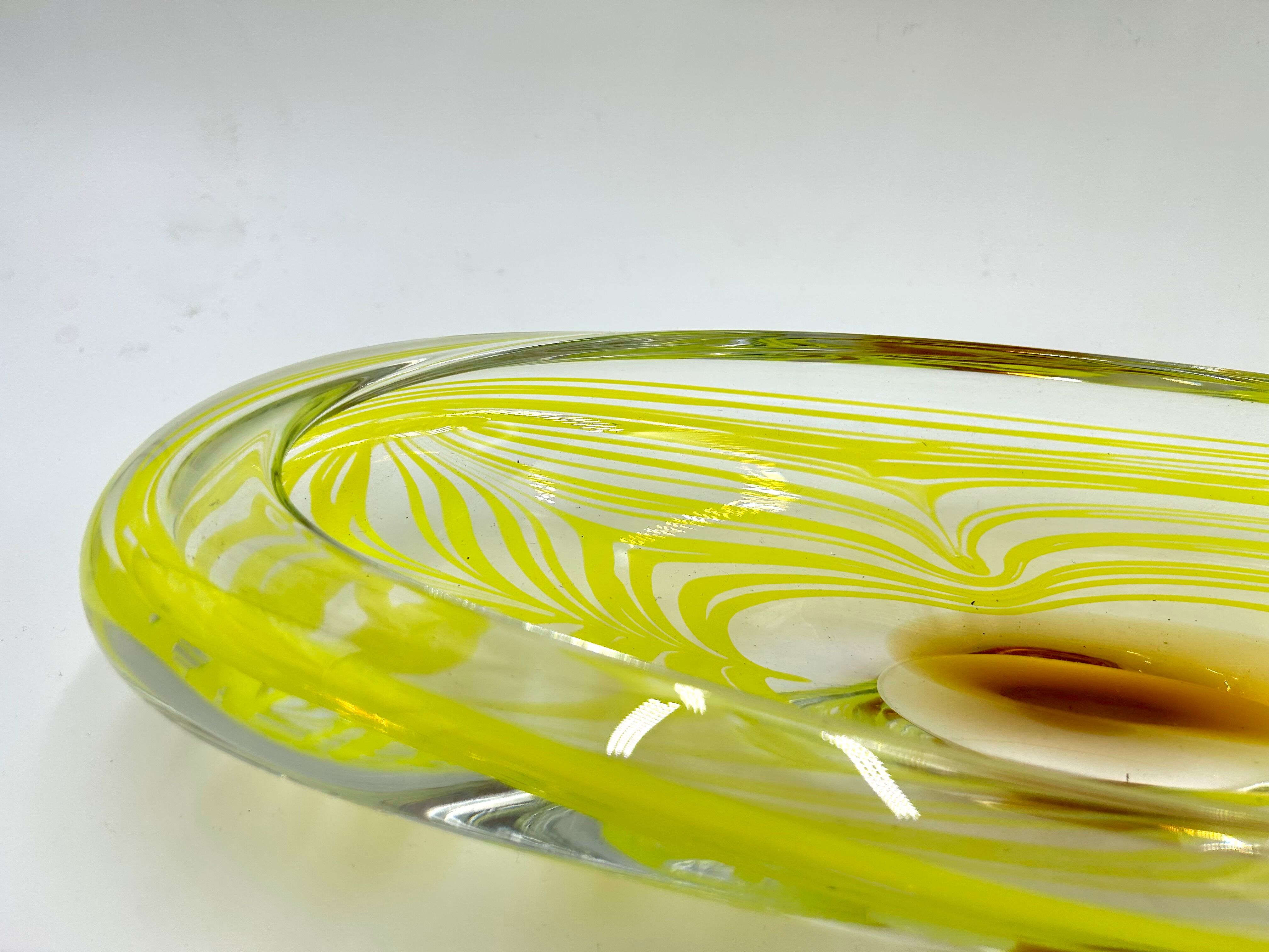 Art glass set, designed by Ivo Rozsypal, Crystalex, Czechoslovakia, 1960s