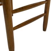 Tabouret vintage en corde de papier danois tabouret ottoman du milieu du siècle