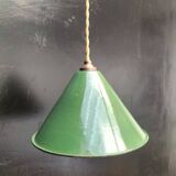 Enamelled sheet metal cone suspension
