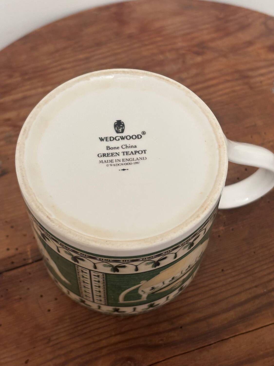 Wedgwood Green teapot mug