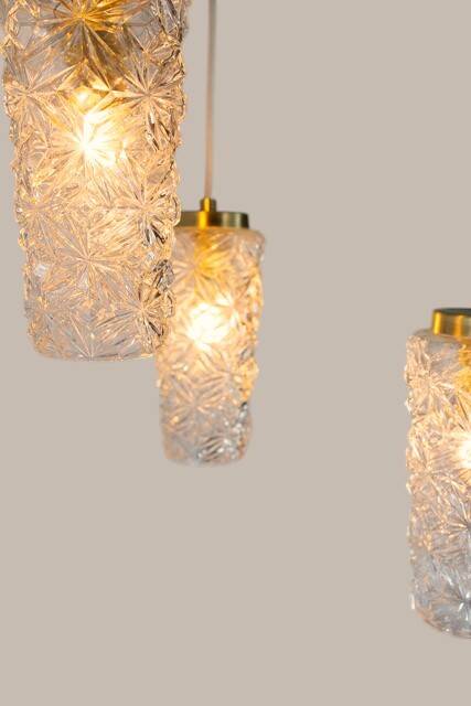 Irena * lampe à suspension yugochic * lampe suspendue mcm * mini lustre * petit luminaire de plafond vintage