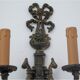 Pair of wall lamps, France, around 1890.