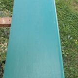 Console en bois verte