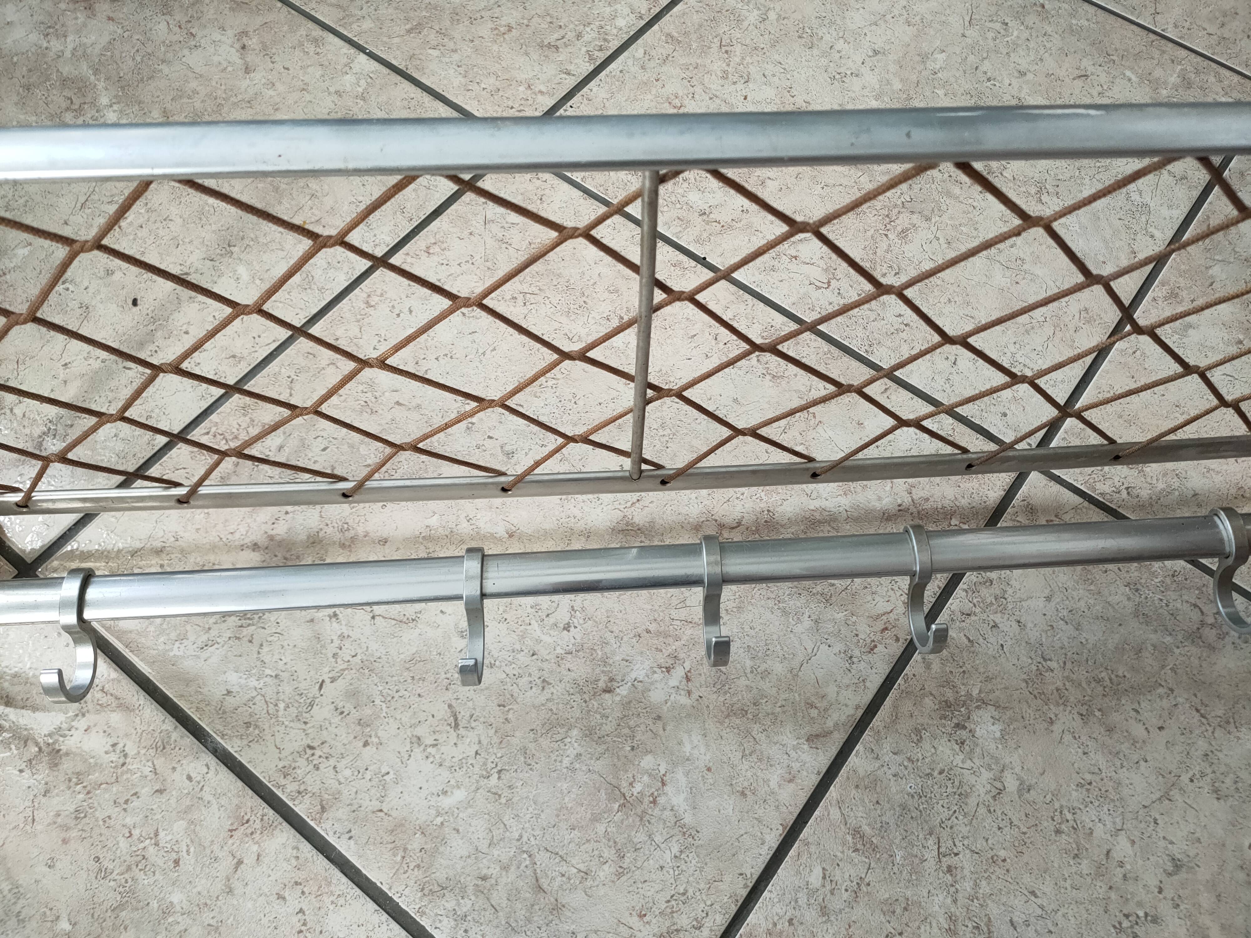 50s-60s aluminum coat rack