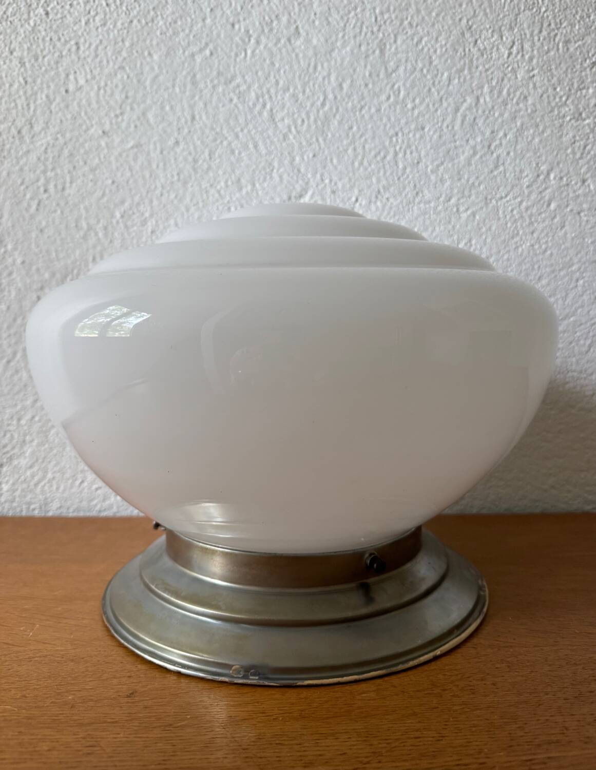 Plafonnier opaline Art Déco