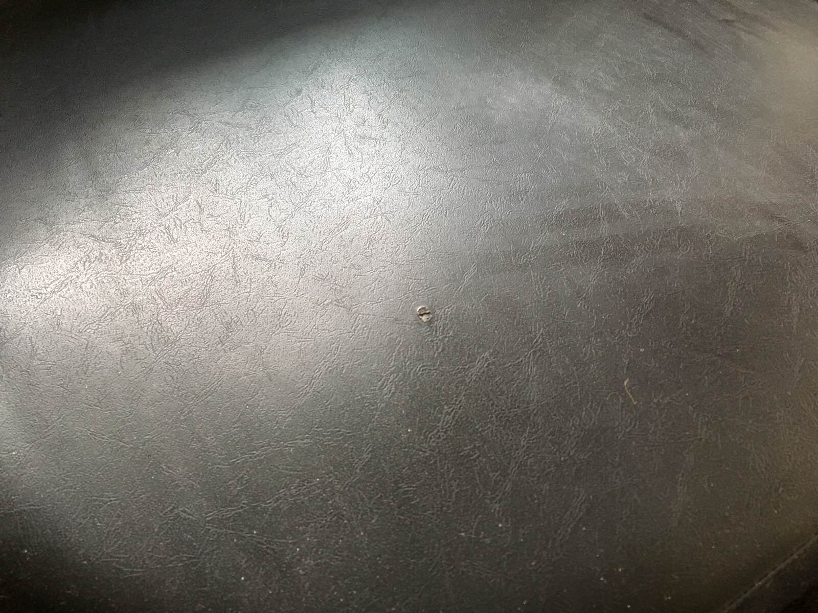 Sofa leatherette and chrome France 1970 s