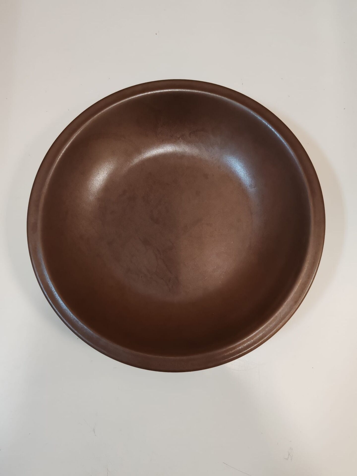 Stoneware soup plate