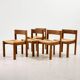 Beech dining chair, Set of 5