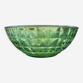 Glass salad bowl