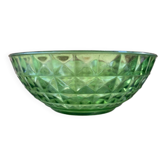 Glass salad bowl