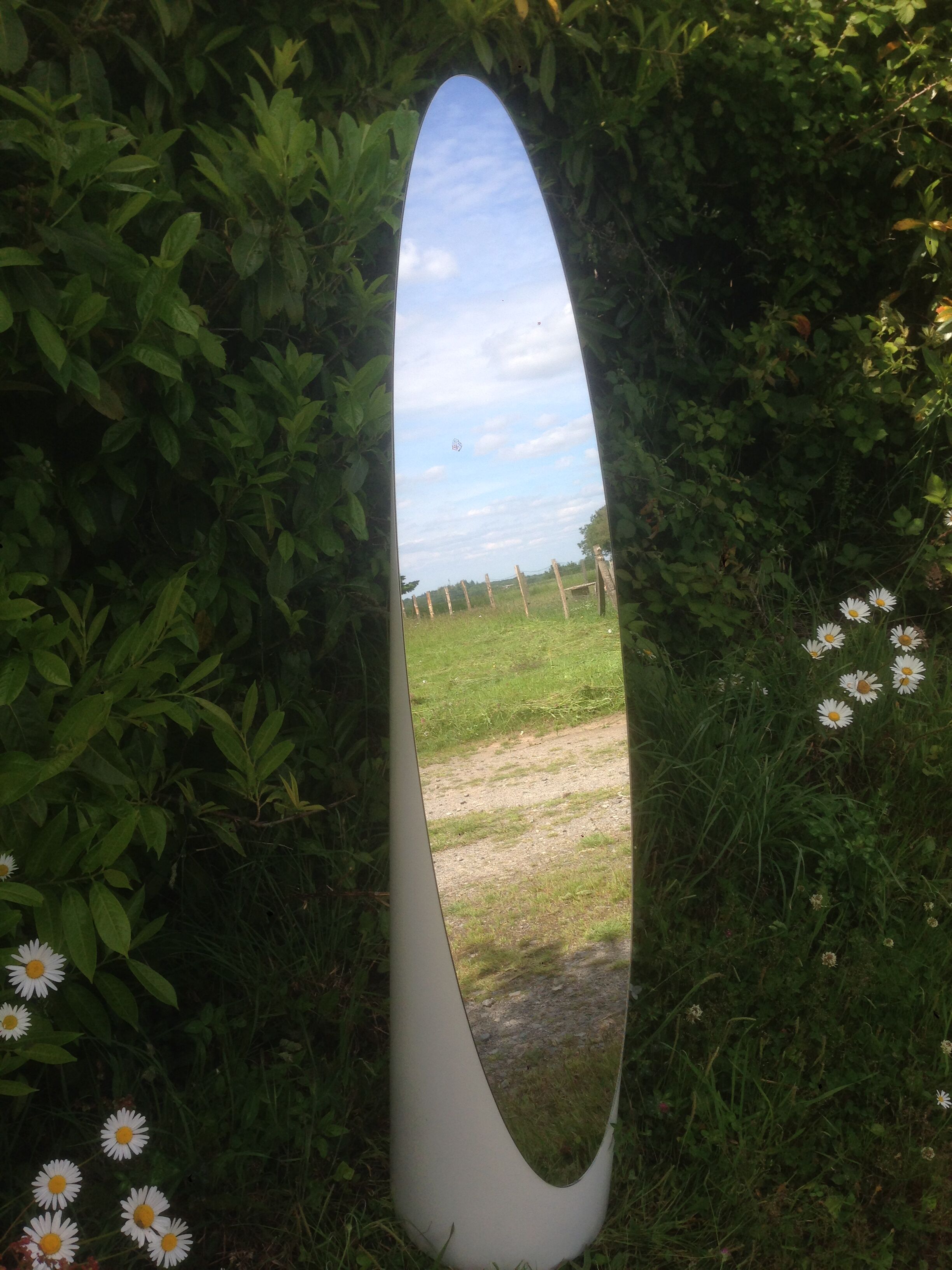 Spyed mirror 32x145cm