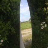 Spyed mirror 32x145cm