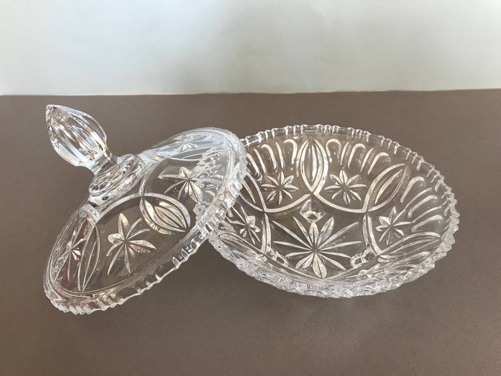 Crystal candy dish