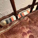 Vintage rattan bench