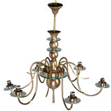 Great chandelier 6 lights with glass cups