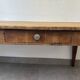 Authentic vintage farmhouse table from the 1950s in solid oak.