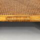 Vintage roasttan coffee table and glass top