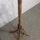 Porte-manteau rotin Boho  1960s