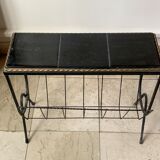Porte revue vintage en fer forgé