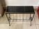Vintage wrought iron magazine rack