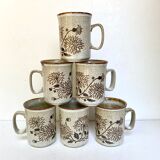 Tasses en grès vintage made in Scotland