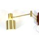Retro Vintage Danish Jo Hammerborg Fog & Morup Brass Wall Lamp Light 60s 70s