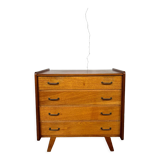 Vintage compass feet chest of drawers 1950 1960