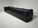 "Pagoda" sectional sofa for 4 people in black leather De Sede DS-19, 1970s