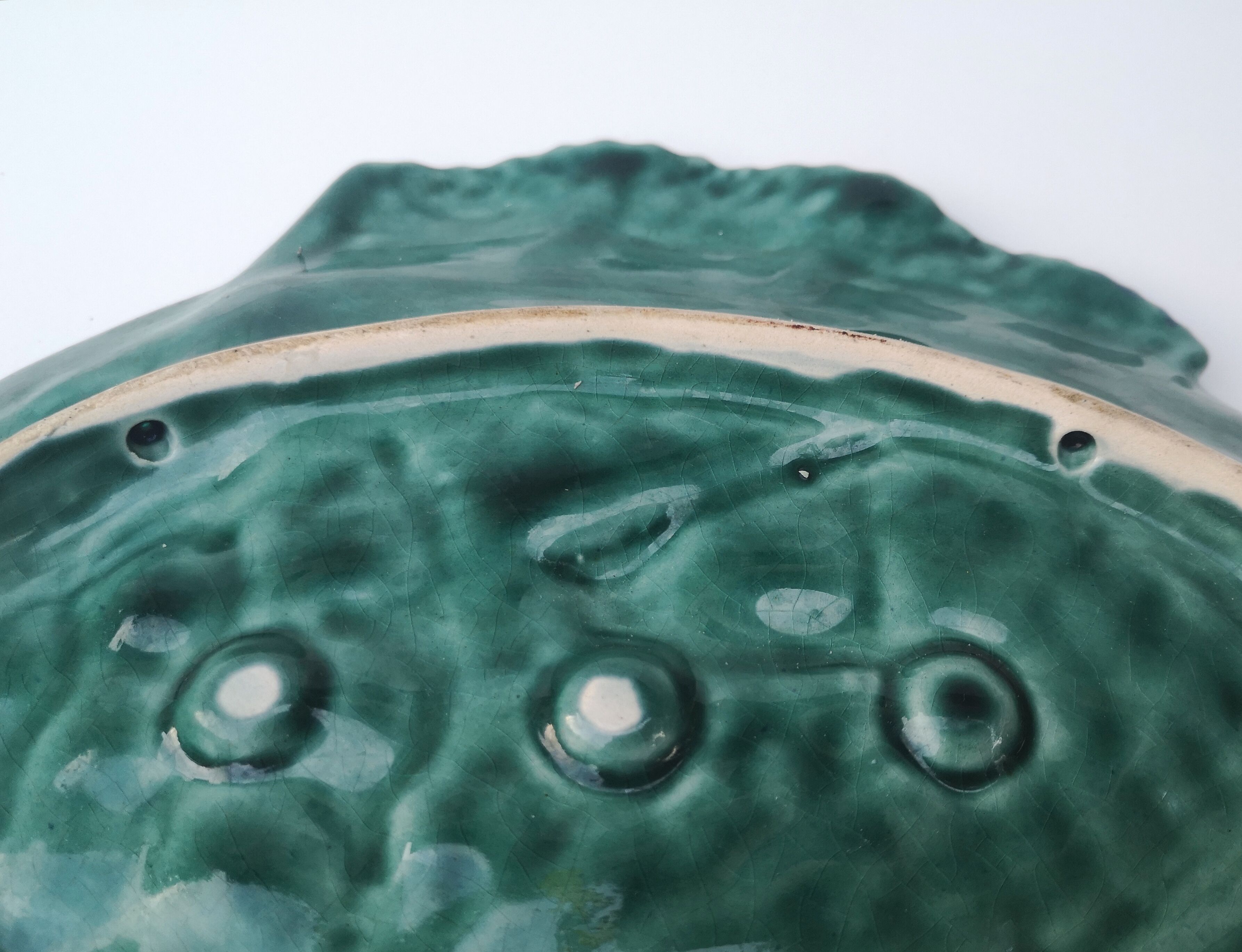 Vintage dish, slurry, fish-shaped