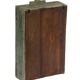 Old art deco green showcase teak wood piece of origin india