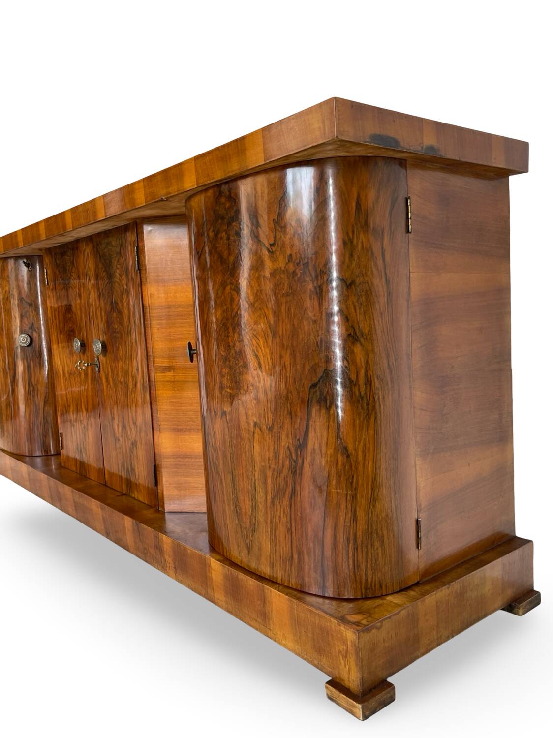 Impressionnant buffet Art déco italien des années 1930/1940
