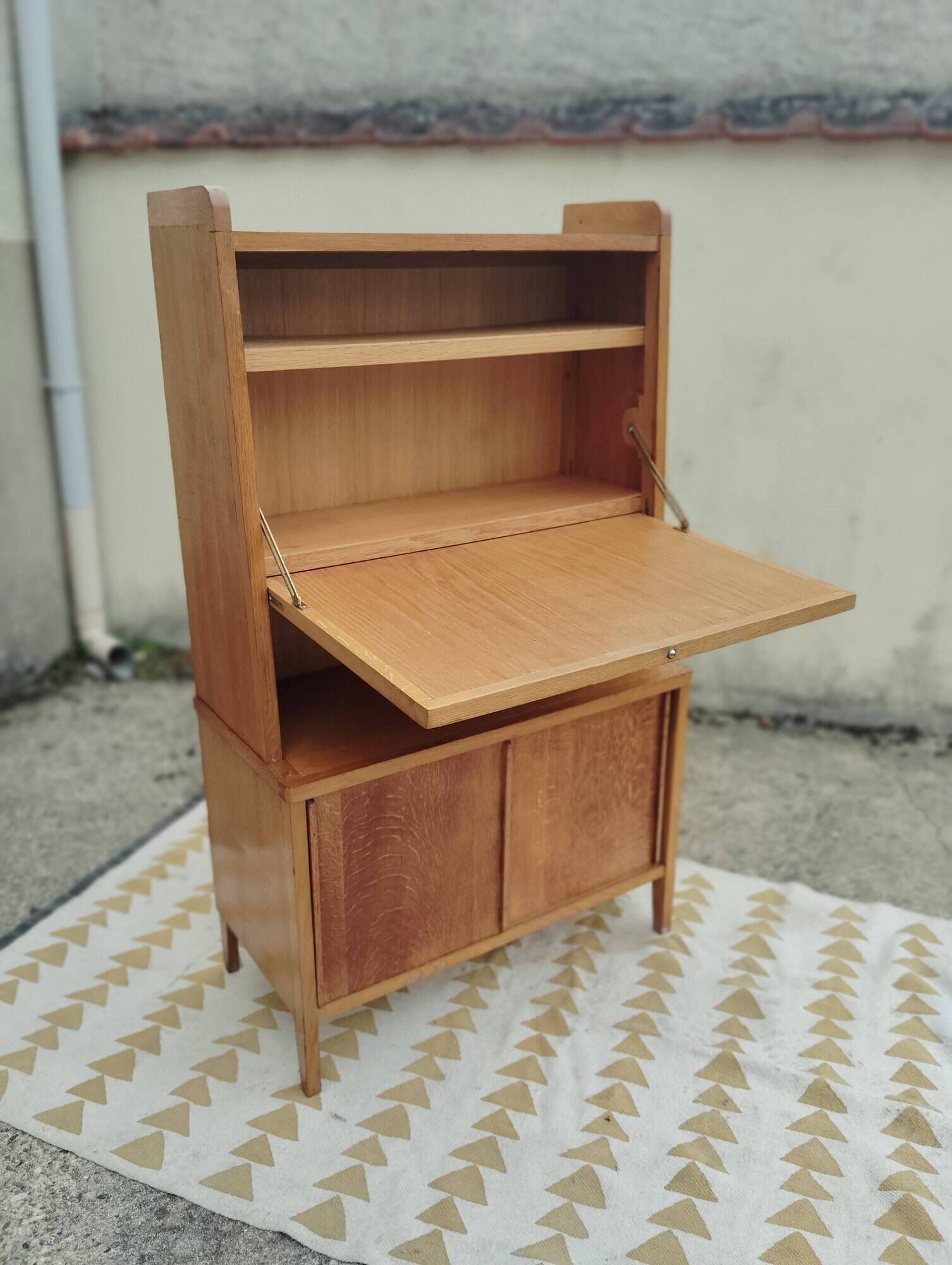 Petit meuble secrétaire vintage léger