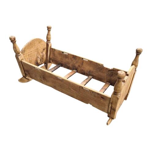Vintage wooden cradle