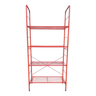 Étagère modulaire en métal laqué 1980