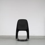 Black “Casalino” chair from the 2000s by Alexander Begge for Casala, Germany – Large Stock!
