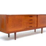 Enfilade danoise en teck de Clausen & Son, 1 960's